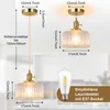 Sklenené závesné svetlo Vintage závesná lampa so skleneným Náhľad obrázku produktu 3