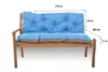 Cuscino per panca da esterno 170x60x50| colore blu| Cuscino Anteprima dell’immagine prodotto 4