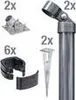 Alberts Zauneck-Set für Schweißgitter Fix-Clip Pro® | grün Produktbild-Vorschau 2