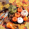 Künstliche Kürbis Herbstdeko Innen 102 Teile – Kürbisse Produktbild-Vorschau 3