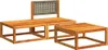 vidaXL 3-tlg. Gartensofa-Set mit Kissen Holz Akazie & Produktbild-Vorschau 3