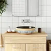 The Living Store Aufsatzwaschbecken Mehrfarbig Rund Ø41x14 Produktbild-Vorschau 2