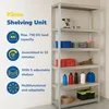 Regał magazynowy Kinzo – zestaw regałowy – 5 półek – Podgląd zdjęcia produktu 2