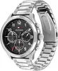 Tommy Hilfiger Asher Herren Multi Zifferblatt Uhr - Schwarz Produktbild-Vorschau 2