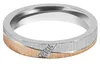 Akzent Damen-Partnerring aus Edelstahl, mit Similistein, Produktbild-Vorschau 4