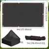 3x4M Schattierungsnetz, Garten Schattiernetz, Schattennetz Produktbild-Vorschau 2