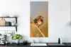 MuchoWow® Poster Vögel - Blaukehlchen - Schilf 60x120 cm - Produktbild-Vorschau 3
