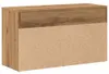vidaXL Lavica na topánky Artisan dub 80x30x45 cm Materiál Náhľad obrázku produktu 5