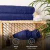 Komfortec 2er Saunatuch Set 80x200 cm aus 100% Baumwolle, Produktbild-Vorschau 2