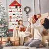 A family celebrating Christmas with an advent calendar. Produktbild-Vorschau