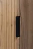 A close-up view of a wooden cabinet door with a black handle. Anteprima dell’immagine prodotto