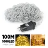 100m LED Lichterkette Außen, Warmweiß 1000 LEDs, Timer, 8 Produktbild-Vorschau 12