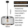 LQWELL Pendellampe， Retro Hängelampe Modern Hängeleuchte Produktbild-Vorschau 2