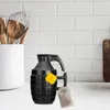 Gadget Master: Taza negra con forma de granada, con tapa Vista previa de la imagen del producto 6