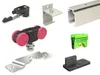 Ensemble rail 1,95 m et accessoires pour porte 21 / 60 kg - Voir les images du produit 1