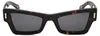 Salvatore Ferragamo Rechteckige Damen-Sonnenbrille im Produktbild-Vorschau 10
