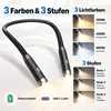 Halslamp voor lezen, boeklamp, 3 kleuren en 3 Productafbeelding-voorbeeld 4
