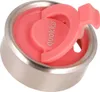 A close-up view of the top of a pink and silver Quokka Boost thermal mug. Anteprima dell’immagine prodotto