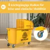 Wózek sprzątający HOMCOM 20 l z prasą i zestawem do Podgląd zdjęcia produktu 7