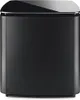 A black subwoofer is shown from the front. Produktbild-Vorschau