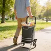 Chariot de courses pliable CEEDIR 56 L, chariot de Voir les images du produit 10
