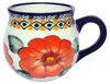 Set van 4 Silezisch patroon mok, grote keramische 380ml Productafbeelding-voorbeeld 5