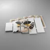 Bild auf Leinwand - Leinwandbild - 5 Teile - Waschbär Tasse Produktbild-Vorschau 2