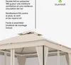 Blumfeldt Mondo Dual Tonnelle 3x3 - Double Toit & Voir les images du produit 4