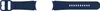 Two navy blue watch bands are shown against a white background. Produktbild-Vorschau