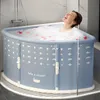 Fächerförmige faltbare Badewanne, tragbare Badewanne für Produktbild-Vorschau 3