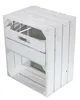 3er Set weiße Regalkiste mit Schublade quer 50cm x 40cm x Produktbild-Vorschau 3