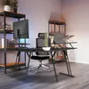 XMTECH Schreibtisch l Form Schwarz, Gaming Tisch L Form, Produktbild-Vorschau 1
