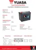 YUASA YBX7000 Starterbatterie 12V 72Ah 720A/EN D26 Batterie Produktbild-Vorschau 4