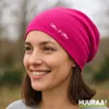Huuraa Beanie Mrs. & Mrs. Schriftzug Fuchsia One Size Produktbild-Vorschau 2
