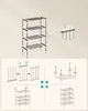 SONGMICS Schuhregal, 4 Ebenen, Schuhablage schmal, Produktbild-Vorschau 5