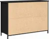 Komoda vidaXL, czarna, imitacja dębu, 100 x 35 x 70 cm Podgląd zdjęcia produktu 5