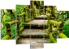 Bild auf Leinwand - Leinwandbild - Asien natur park brücke Produktbild-Vorschau 1