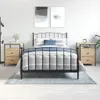 A bedroom scene with a bed and two nightstands. Náhled obrázku produktu