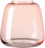Fink SUNDAY, Vase, Glas, glatt, rose, H. 15.5 cm, D. 14.5 Produktbild-Vorschau 1