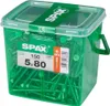 Set 150 viti SPAX Torx in acciaio a testa svasata, Diam.5 Anteprima dell’immagine prodotto 4