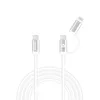 alkaya Speed Flex 2 in 1 USB-C - Lightning Hochglanz Produktbild-Vorschau 2