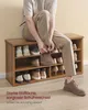 VASAGLE Schuhbank, Sitzbank mit Stauraum, Schuhregal 6 Produktbild-Vorschau 5