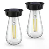 Solar Ersatzlampe 2er Set 7 cm, 600mAh LED Solarlampe, Produktbild-Vorschau 1