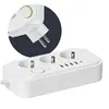 Rallonge multiprise KOBI LINEA PRO Blanc 3 compartiments Voir les images du produit 2