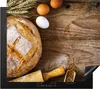 KitchenYeah© Herdabdeckplatte Brot - Eier - Küche , Produktbild-Vorschau 1