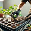 Quickpot Anzuchtsplatte mit 54 Pflanzlöchern + Untersetzer Produktbild-Vorschau 5