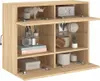 Tv-wandmeubel met LED-verlichting 78,5x30x60,5 cm sonoma Productafbeelding-voorbeeld 12