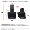 KB ELEMENTS Dunstabzugshaube 60 cm, 650 m³/h, Touch- und Produktbild-Vorschau 9