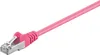 CAT 5e Patchkabel, SF/UTP, magenta Kupferkaschierter Produktbild-Vorschau 1