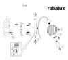 Kinkiet EVANGELINE 7118 Rabalux Náhled obrázku produktu 7